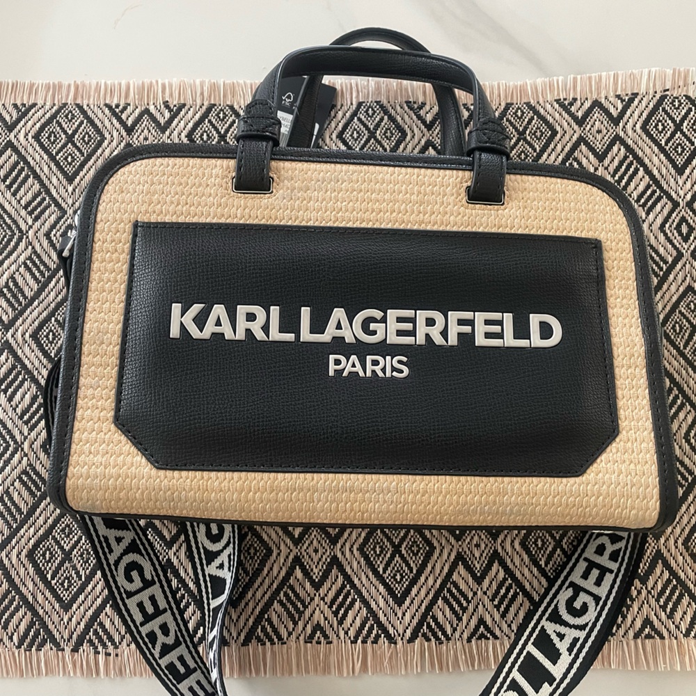 Karl Lagerfeld Maybelle Satchell purse bag